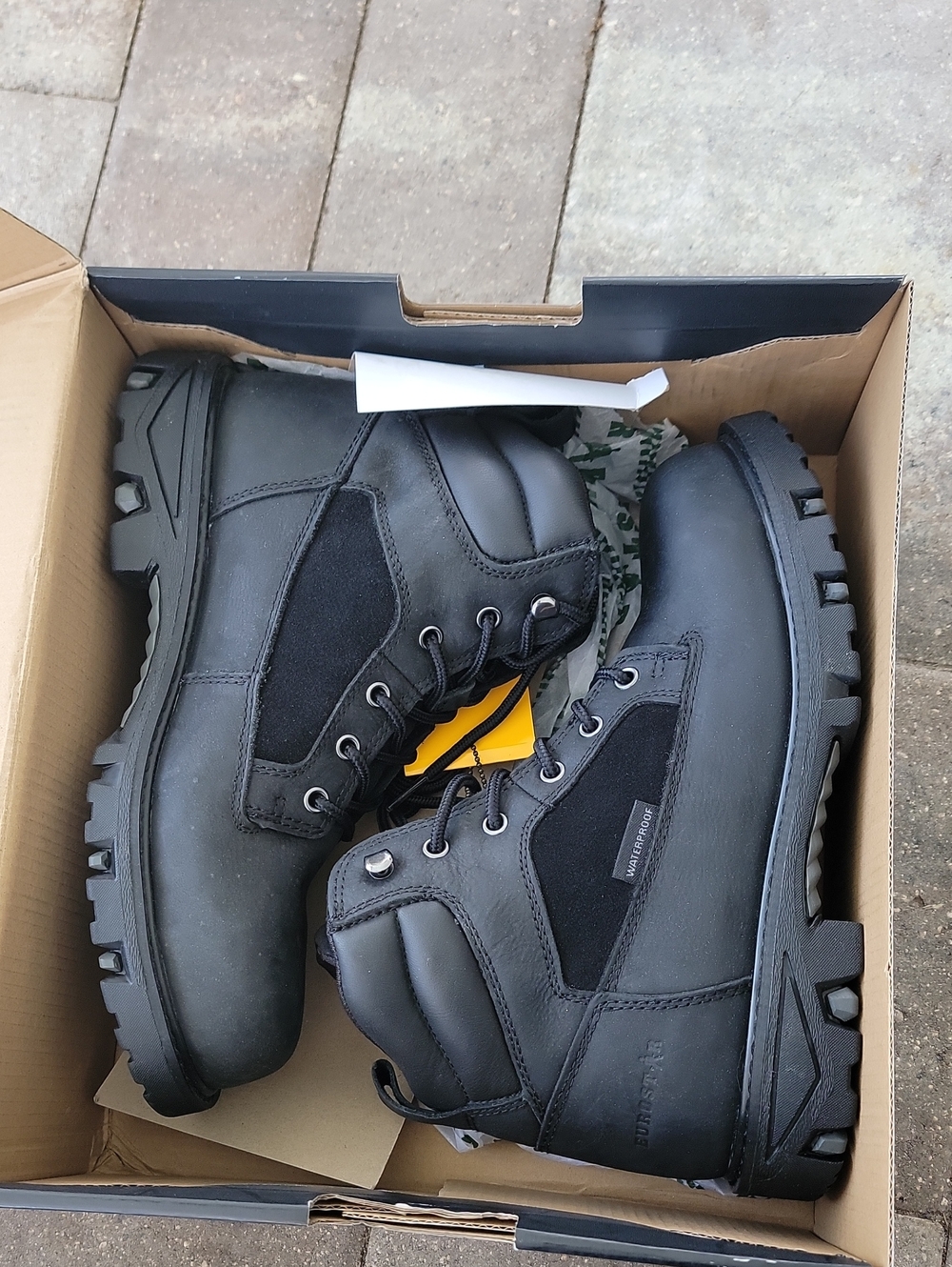 Eurostar Tucker II Steel Toe Waterproof Leather Work Boots Sz 9